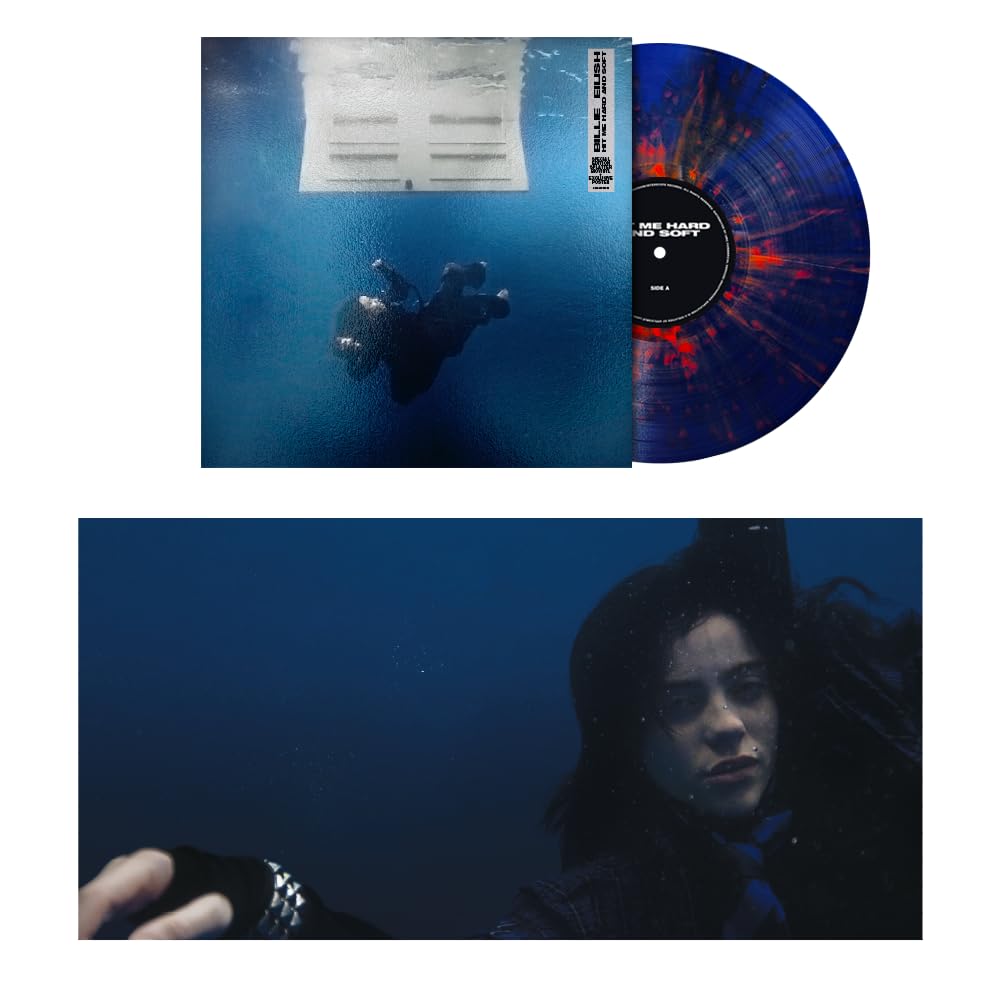 Billie Eilish - HIT ME HARD AND SOFT [Anniversary Edition / Blue & Orange Splatter LP Vinyl