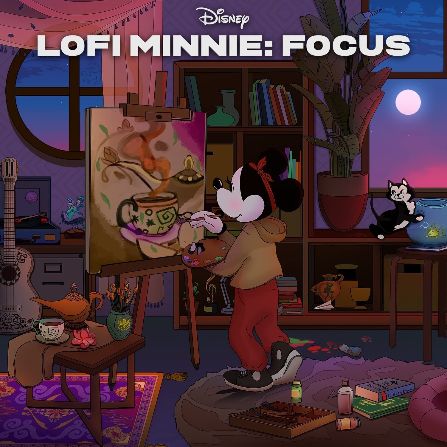 Disney Various Artist - Lofi Minnie: Focus Purple Orchid LP Vinyl [SALE]