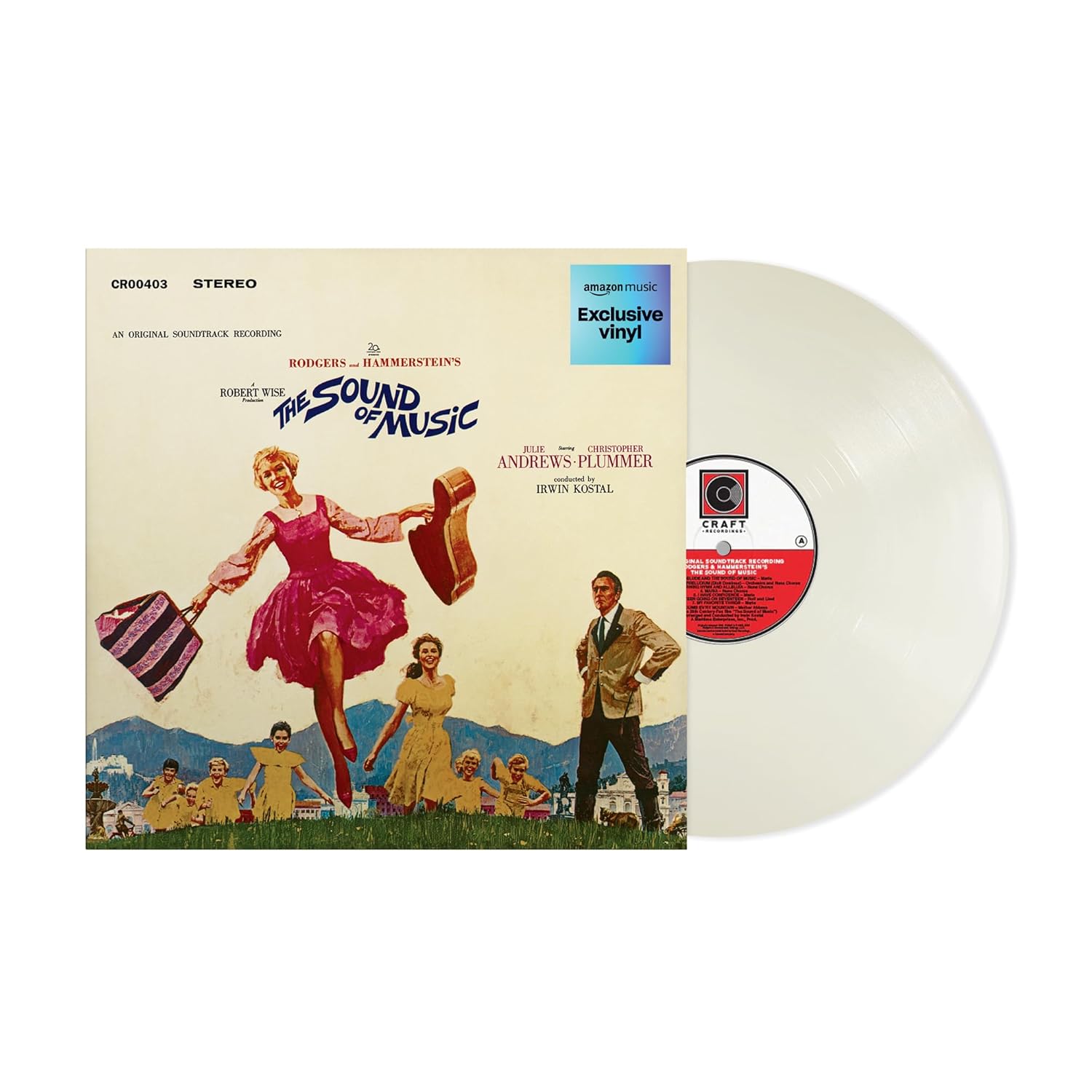 The Sound Of Music (Original Soundtrack Recording) Edelweiss White LP Vinyl