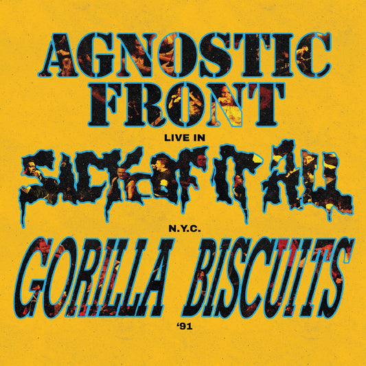 Agnostic Front, Gorilla Biscuits and Sick Of It All - Live In N.Y.C. '91 GALAXY Vinyl