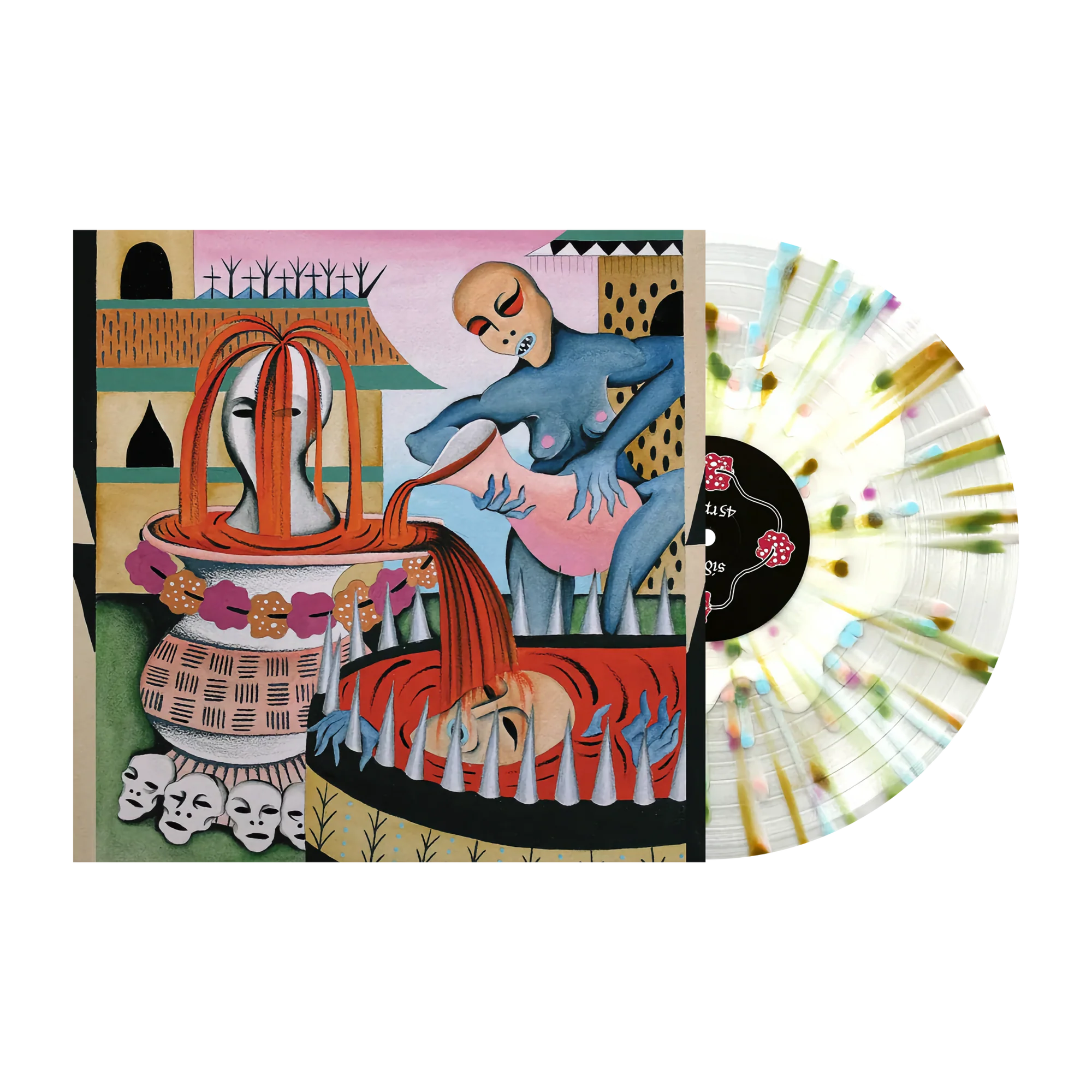 Gulch - Impenetrable Cerebral Fortress White Clear Splatter Vinyl