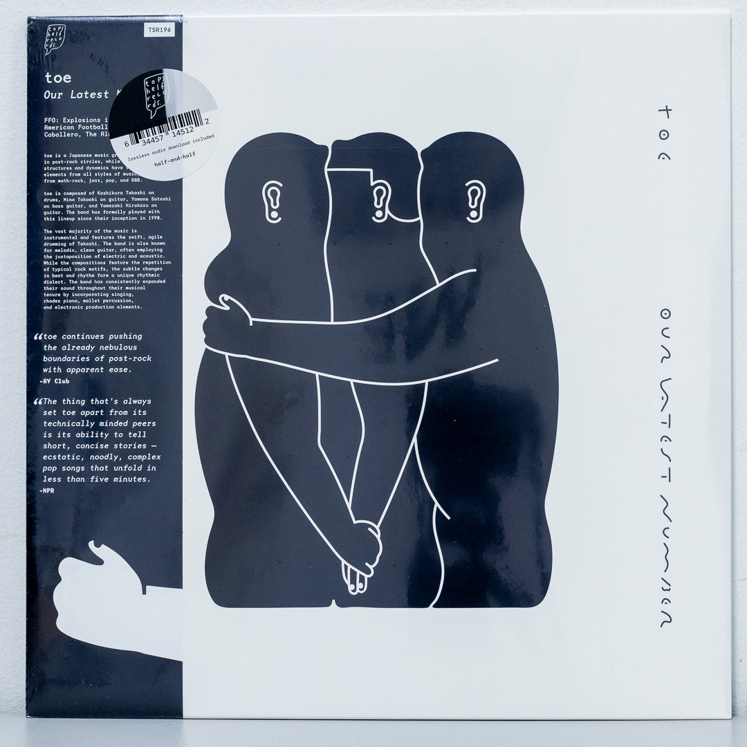 toe- Our Latest Number (BLACK & WHITE HALF-AND-HALF VINYL)