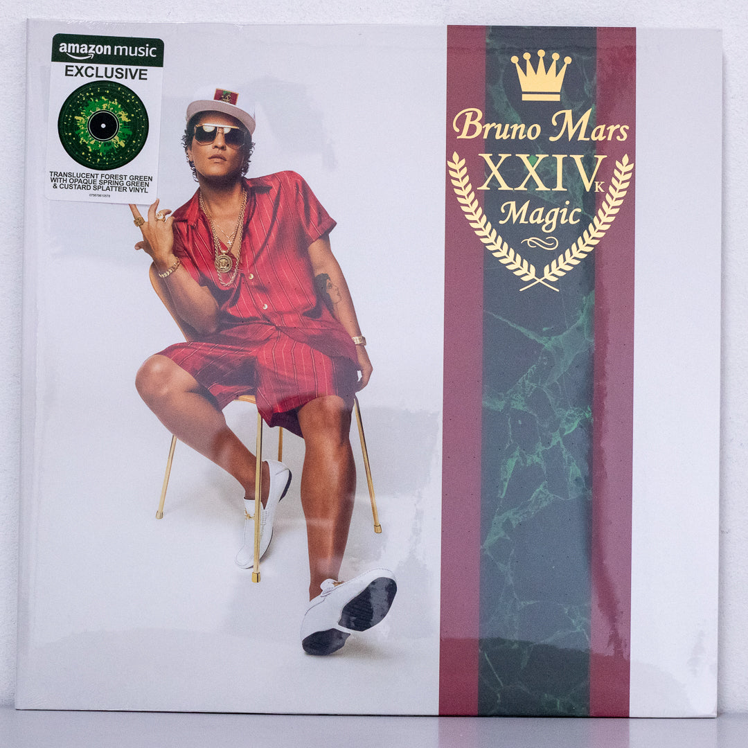 Bruno Mars - 24K Magic Vinyl Translucent Forest Vinyl