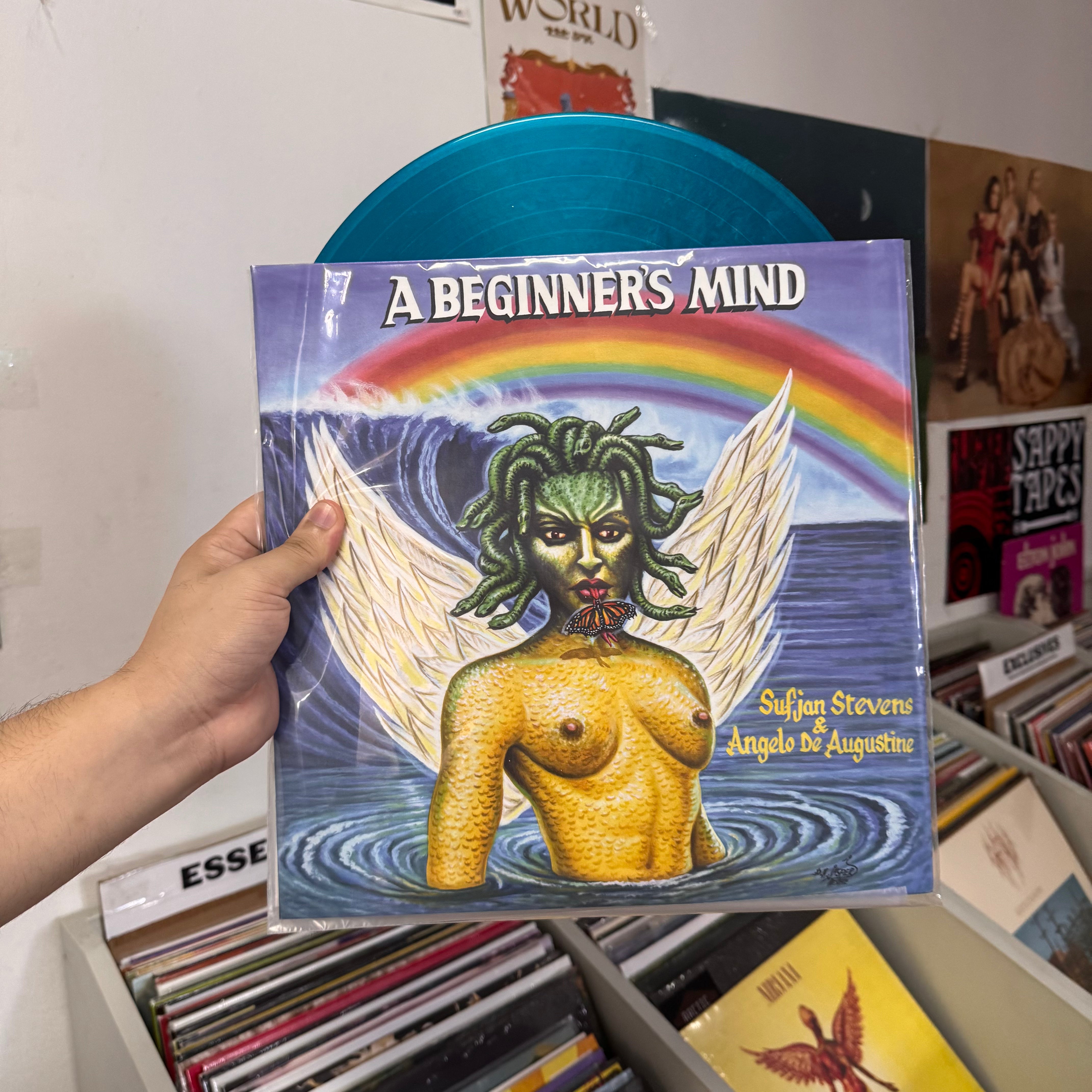 USED - Sufjan Stevens & Angelo De Augustine – A Beginner's Mind LP (Blue)