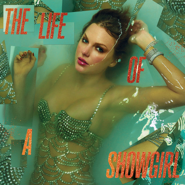 Taylor Swift - The Life of a Showgirl Sweat & Vanilla Perfume Orange Glitter Vinyl