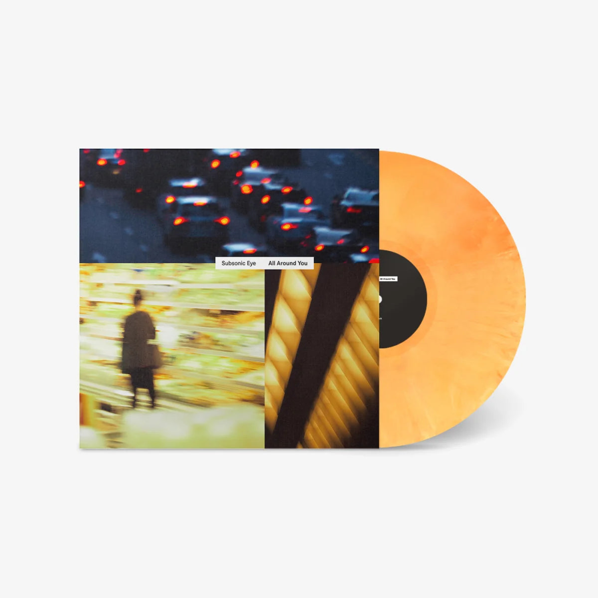 Subsonic Eye - All Around You ORANGE/YELLOW GALAXY VINYL