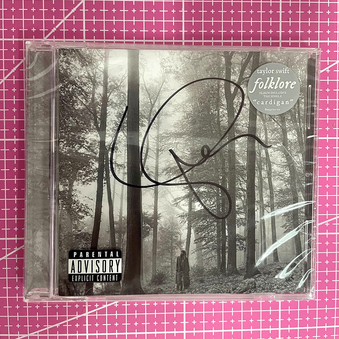 Taylor Swift - Folklore - Exclusive Limited Edition SIGNED In The Trees [CD] - CASE DENT