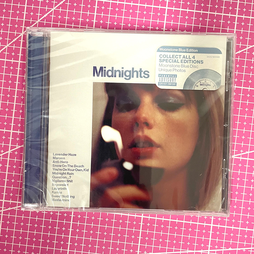 Taylor Swift - Midnights [CD]- Moonstone Blue Edition