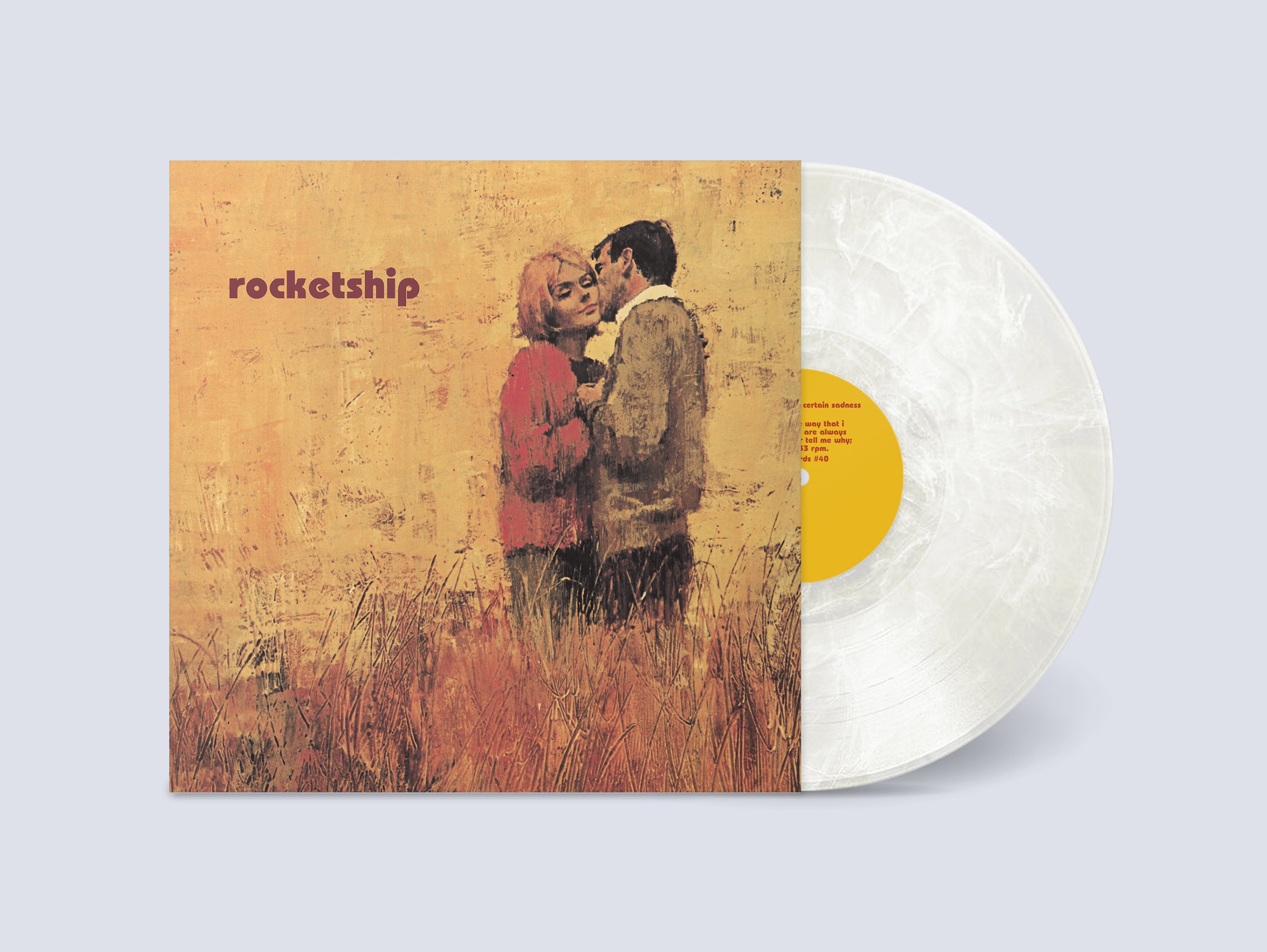 Rocketship - A Certain Sadness (white swirl) Vinyl