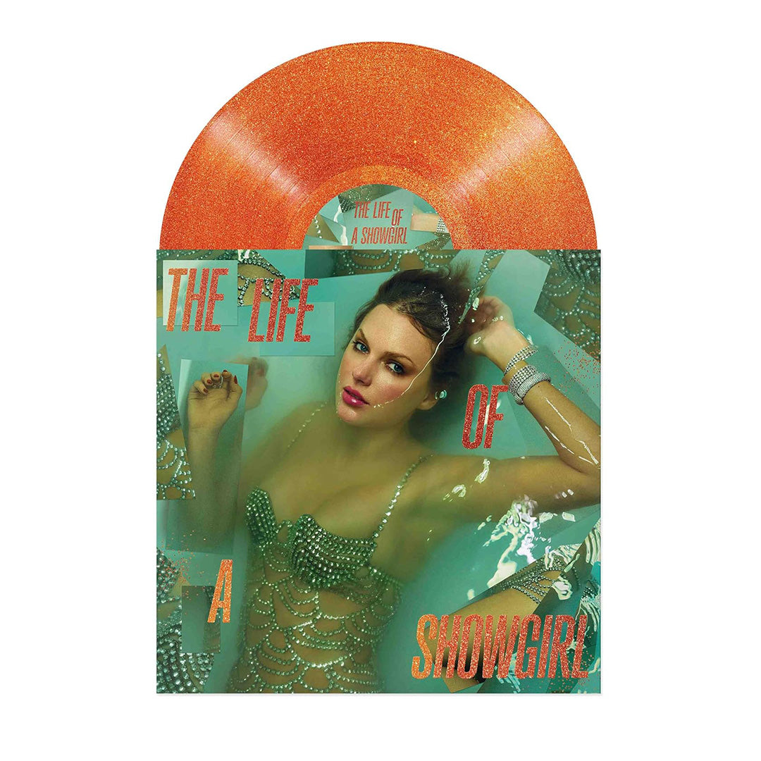 Taylor Swift - The Life of a Showgirl Sweat & Vanilla Perfume Orange Glitter Vinyl